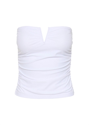 Mao tube top Bright White Gestuz 